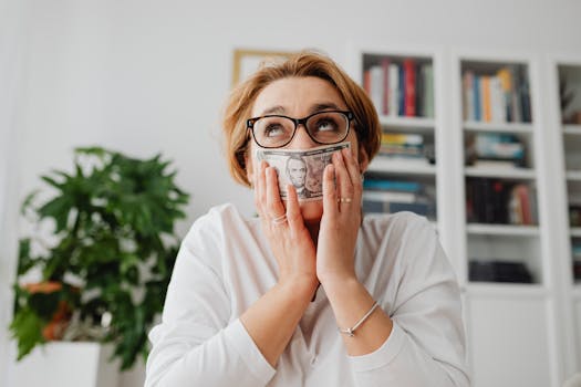 person reading a personal finance book