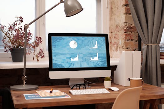 creative wall-mounted desk