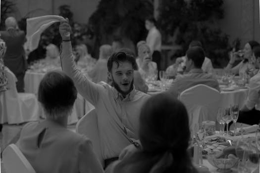 image of friends enjoying a potluck dinner