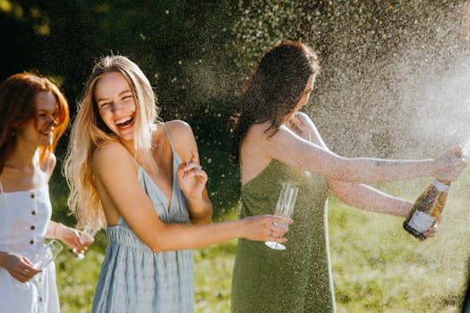 friends enjoying a picnic in a park