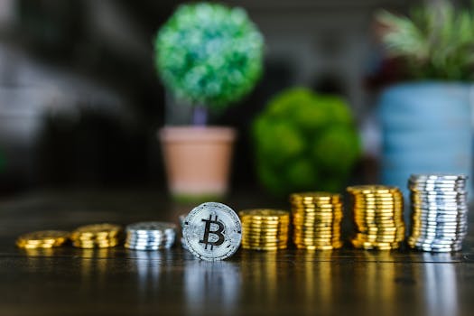 a stack of coins growing taller