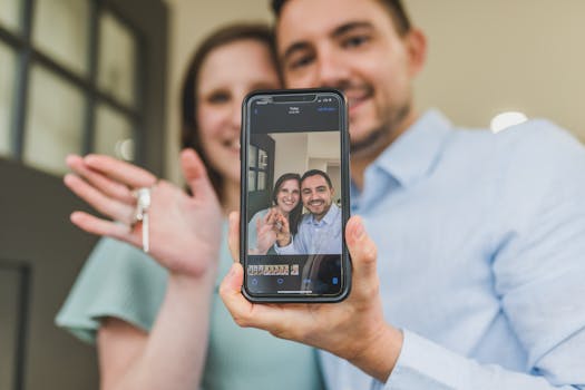 happy young couple celebrating financial independence