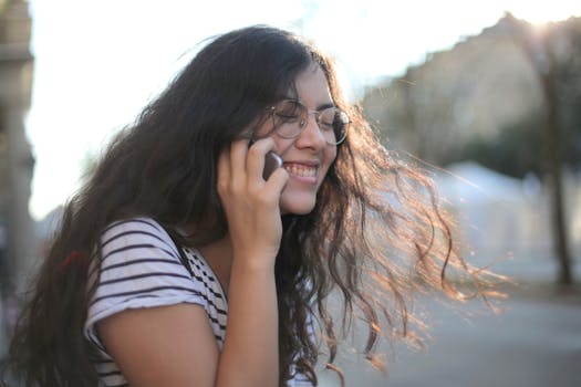 a person enjoying time outdoors instead of online